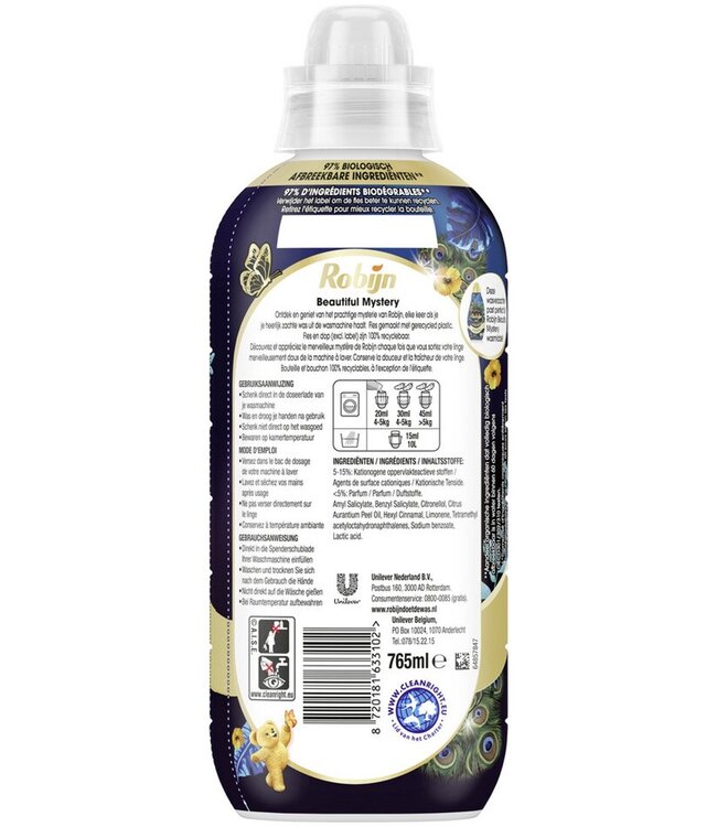 Robijn Wasverzachter Beautiful Mystery 765ml – 38 Beurten