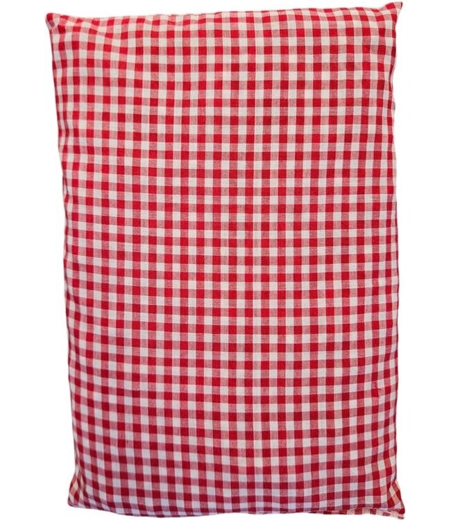 WOW Kersenpitkussen - 20x30cm - rood-wit