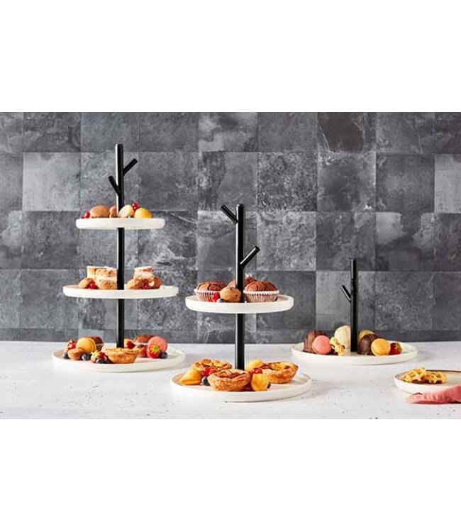 Cosy & Trendy Piramide Etagère 3 Lagen – Ø27 x H45 cm