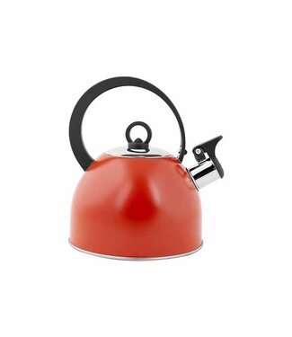 Cosy & Trendy Fluitketel Rood 1,7L – RVS met Nylon Handvat Ø18 x H21,5 cm