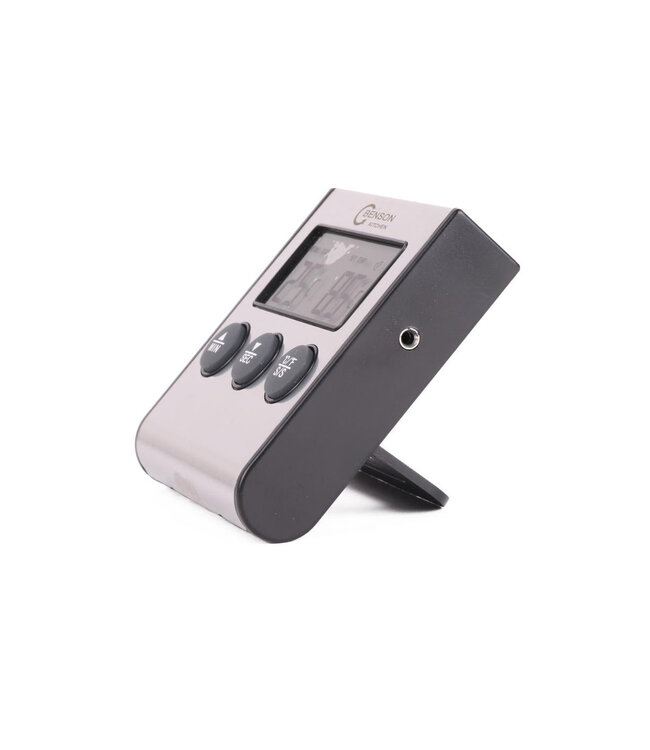 Benson Digitale Keukenthermometer - Vleesthermometer - Incl. timer, en warmte alarm
