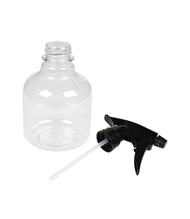 Benson Plantensproeier 250 ml – Transparante Plantenspuit met Zwarte Kop