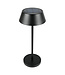 Benson Solar Tafellamp Metaal Zwart – Oplaadbare LED Sfeerlamp