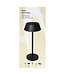 Benson Solar Tafellamp Metaal Zwart – Oplaadbare LED Sfeerlamp