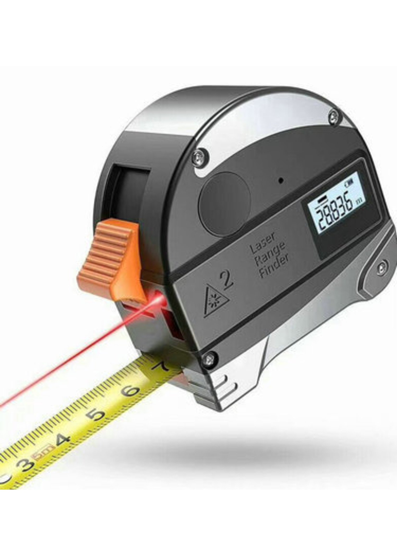 Skim Blijkbaar oortelefoon 2-in-1 Rolmaat met digitale lasermeter - SFT Products