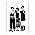HELEN B - Carte postale Hear see and shut up