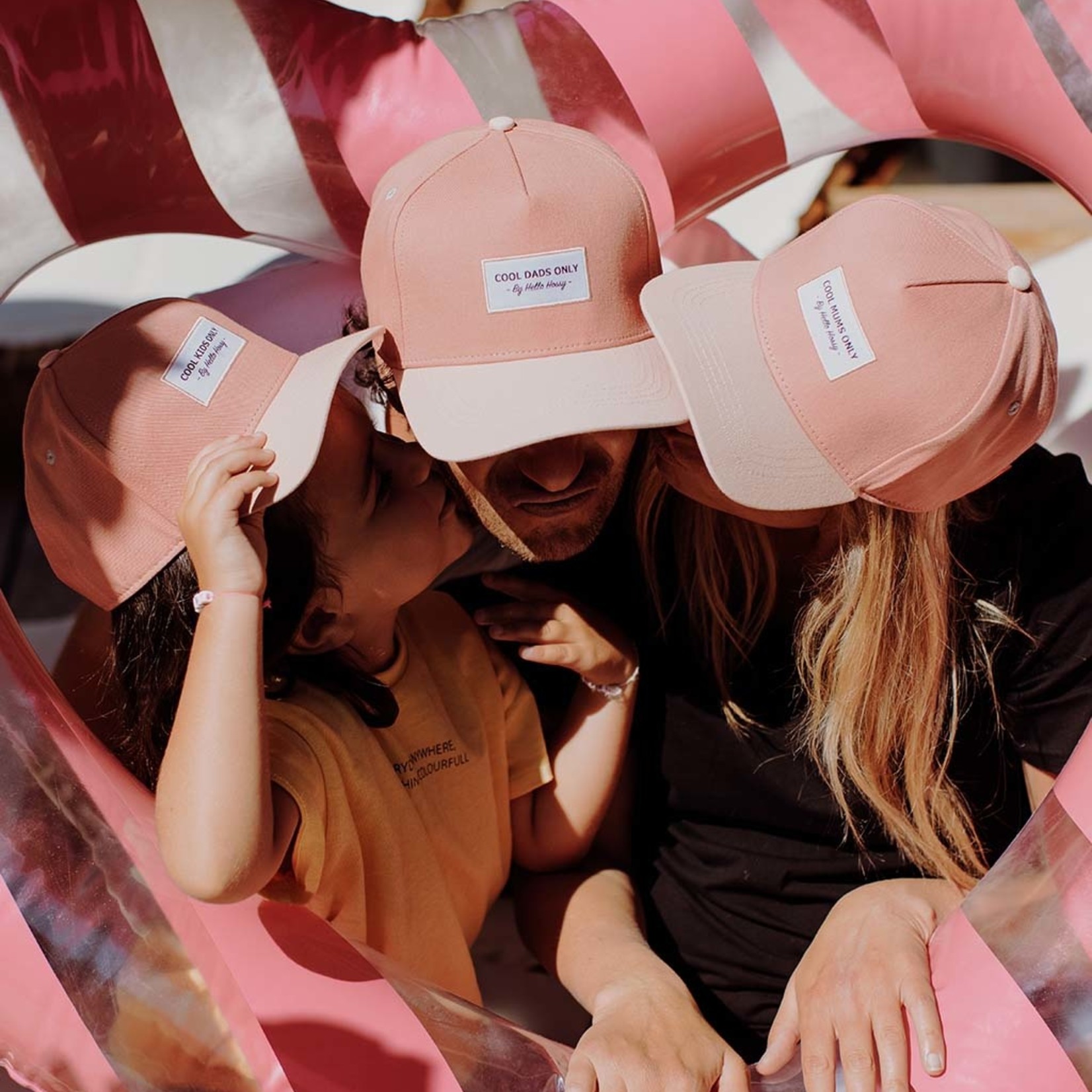 HELLO HOSSY - Casquette - Mini Framboise - Adultes