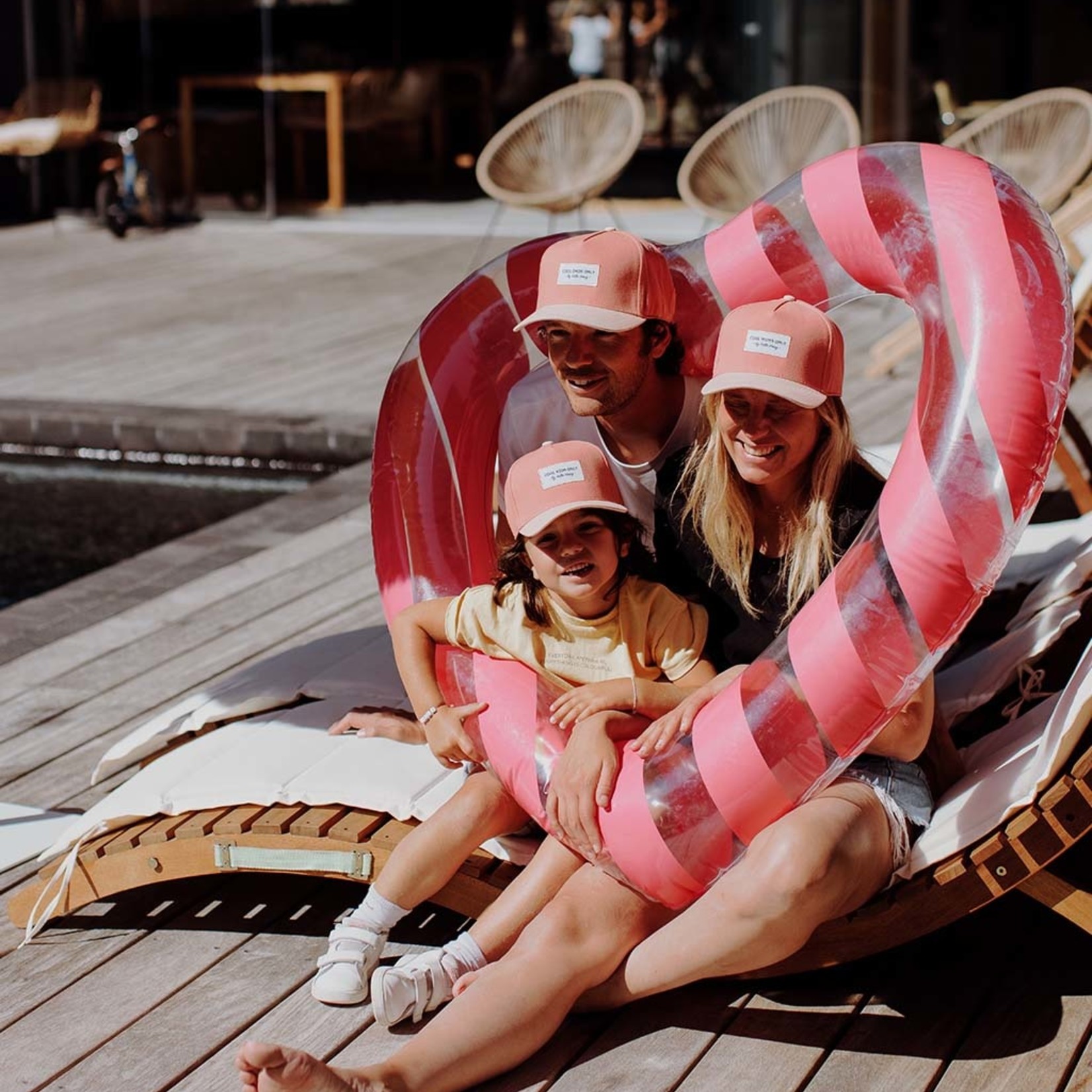 HELLO HOSSY - Casquette - Mini Framboise - Adultes