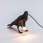 SELETTI SELETTI - The bird lamp - Waiting - Black - Intérieur