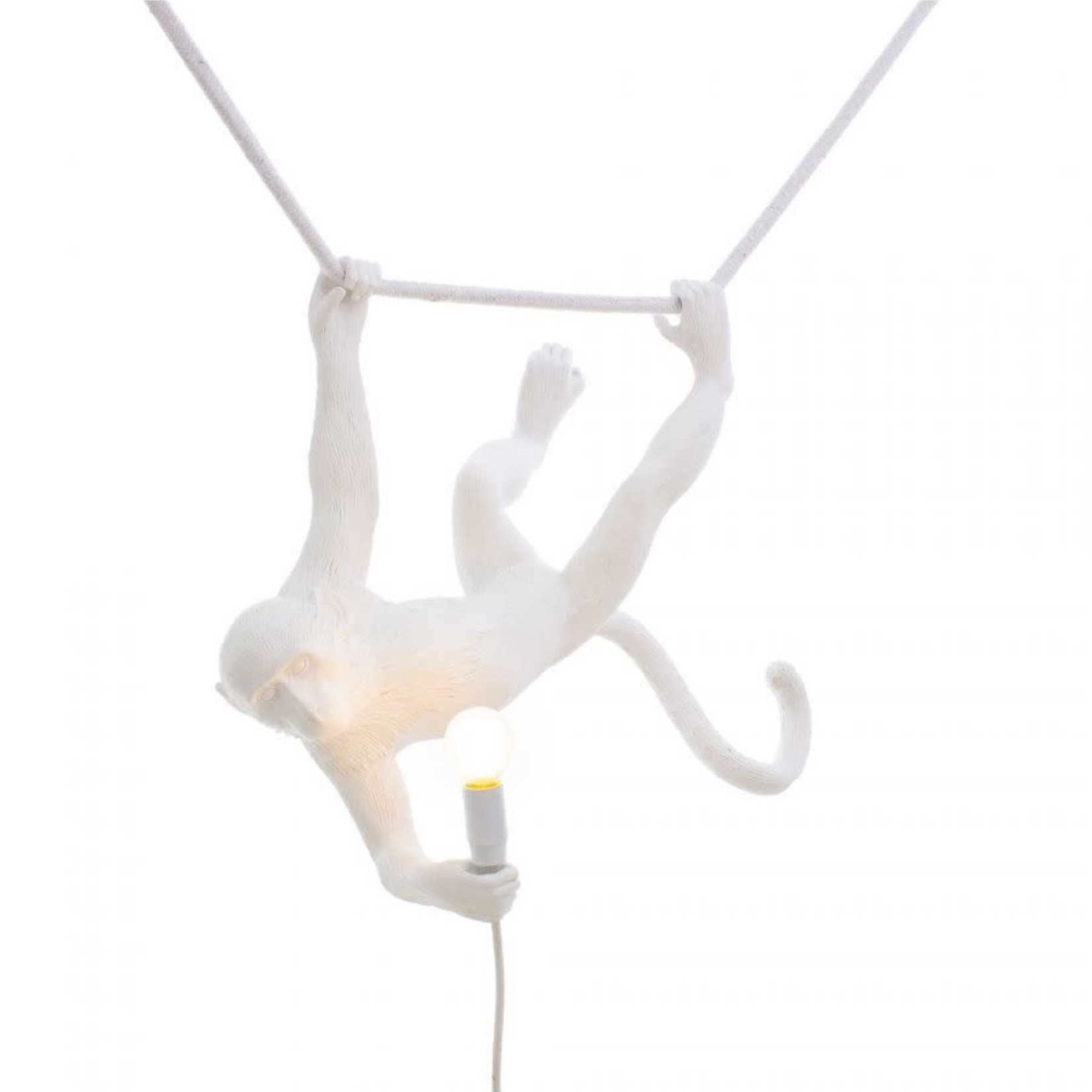 SELETTI SELETTI - The Monkey lamp (N°6) Swing - White