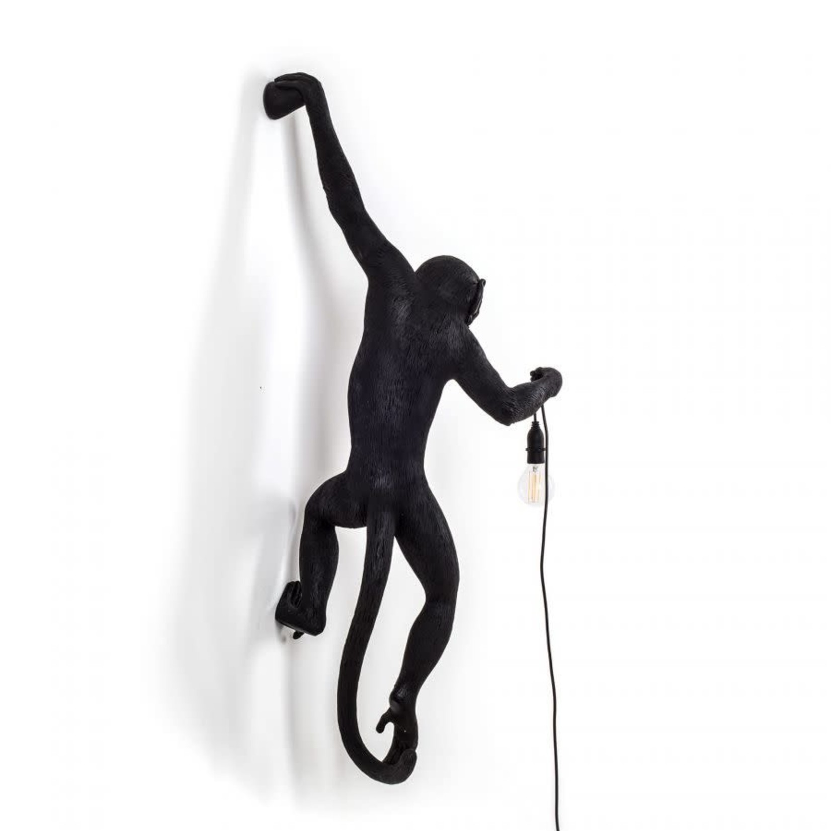 SELETTI SELETTI - The Monkey lamp - Hanging left - Black - Extérieur