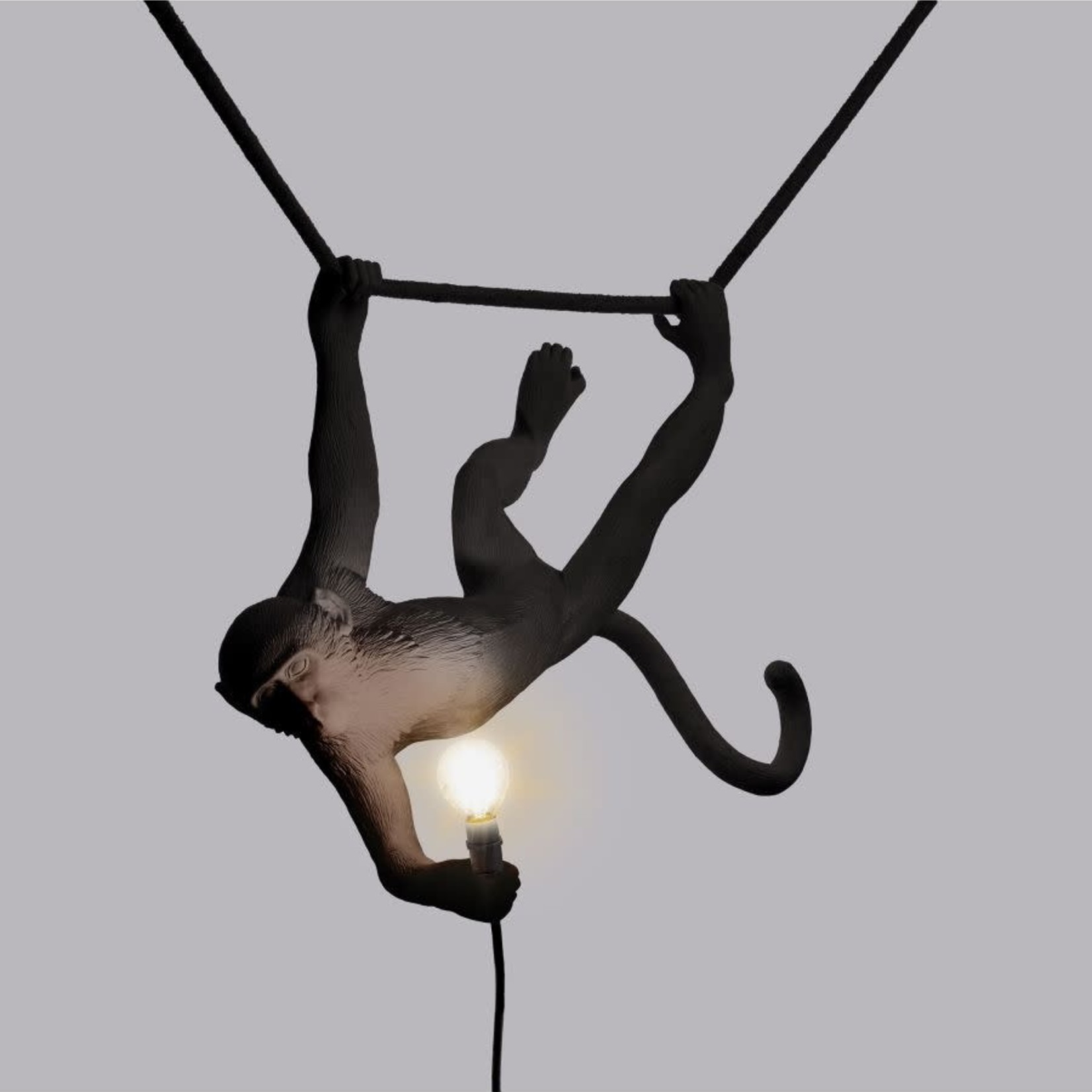 SELETTI SELETTI - The Monkey lamp swing (N°6) - Black