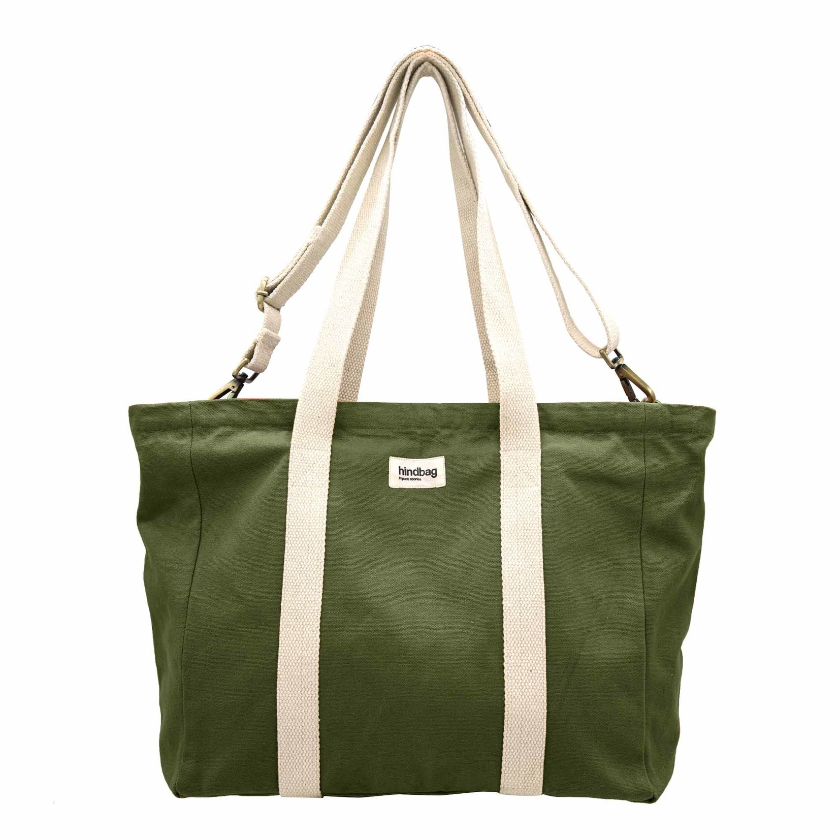 HINDBAG HINDBAG - Sac cabas César - Olive