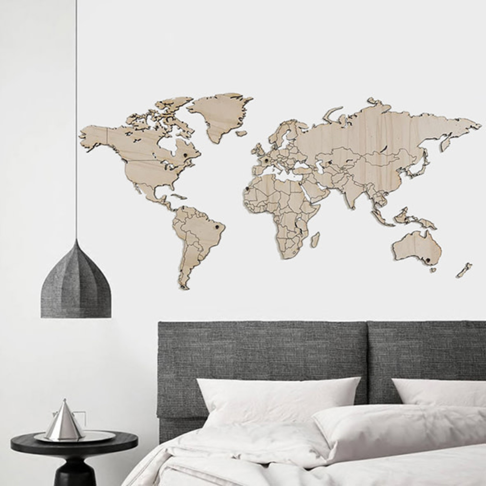 One Of A Kind LASERCUT - Worldmap - 150x70