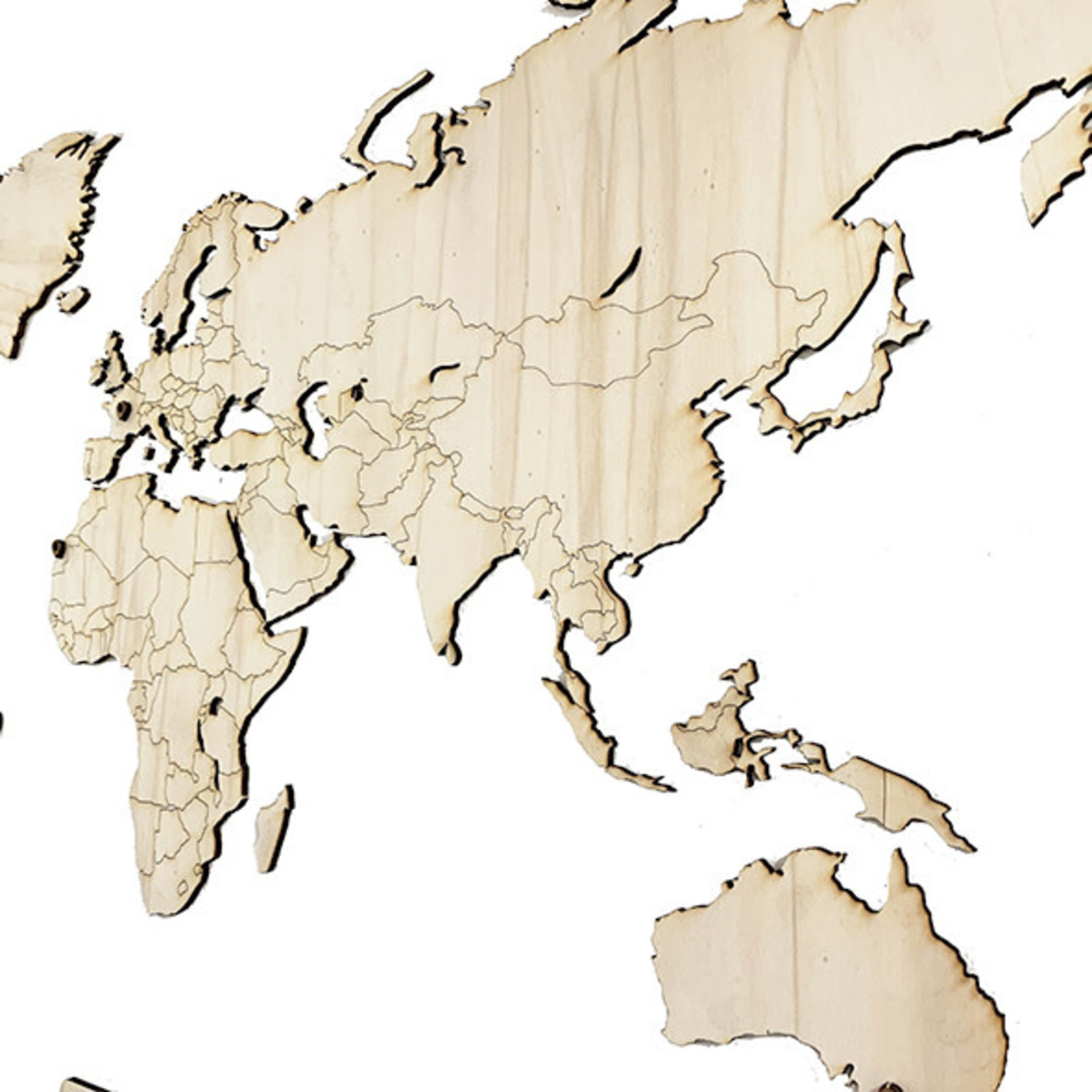 One Of A Kind LASERCUT - Worldmap 95x45