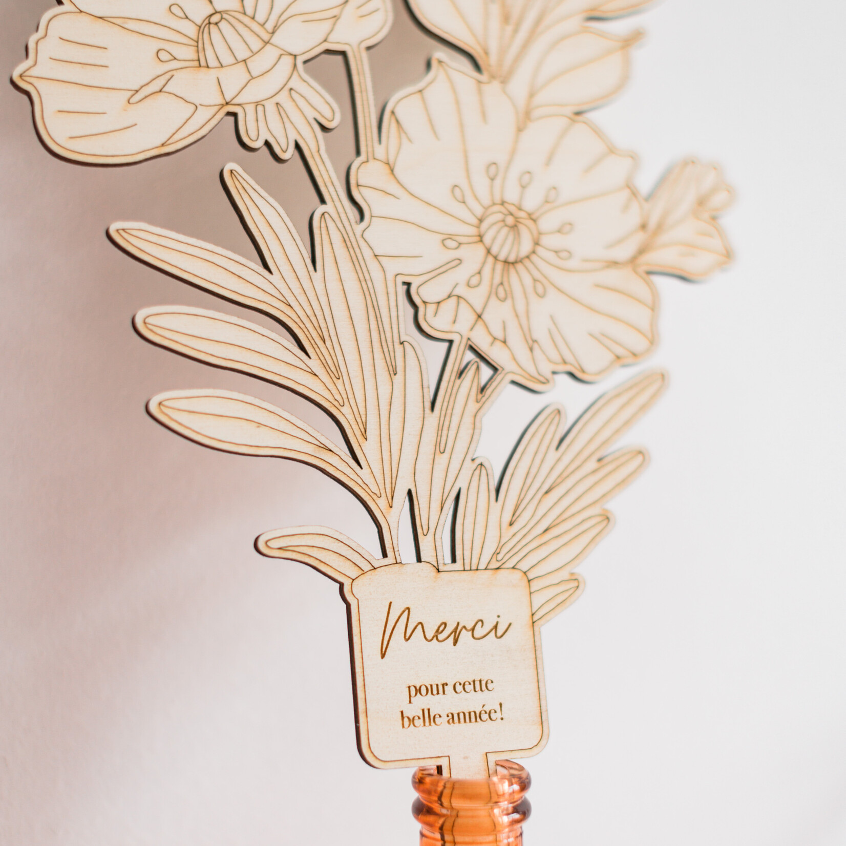 One Of A Kind LASERCUT - Bouquet de fleurs XL - Personnalisé