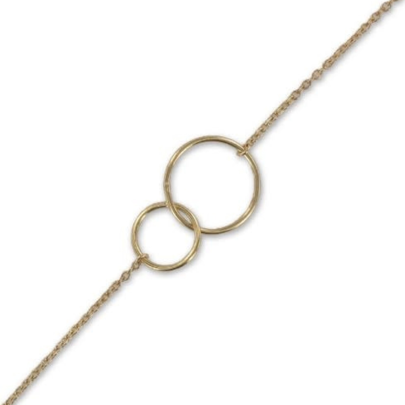 Bracelet - Double anneaux - Or