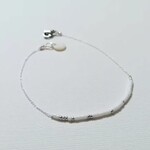 Bracelet - Charline argent et blanc