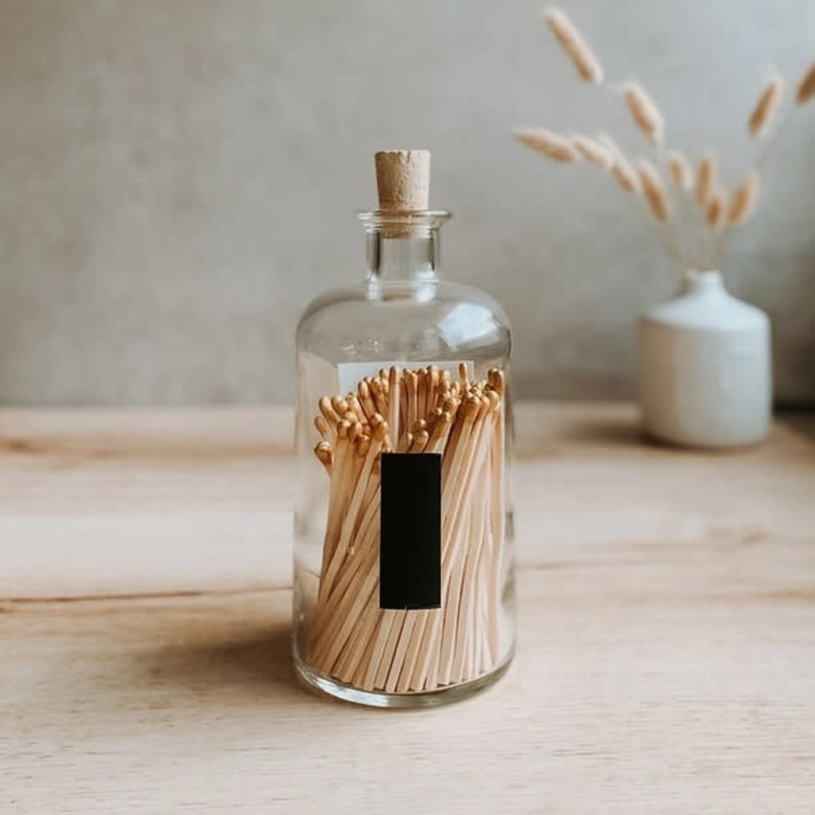 Les flacons de l'apothicaire - Bouteille Allumettes -Naturel / Or