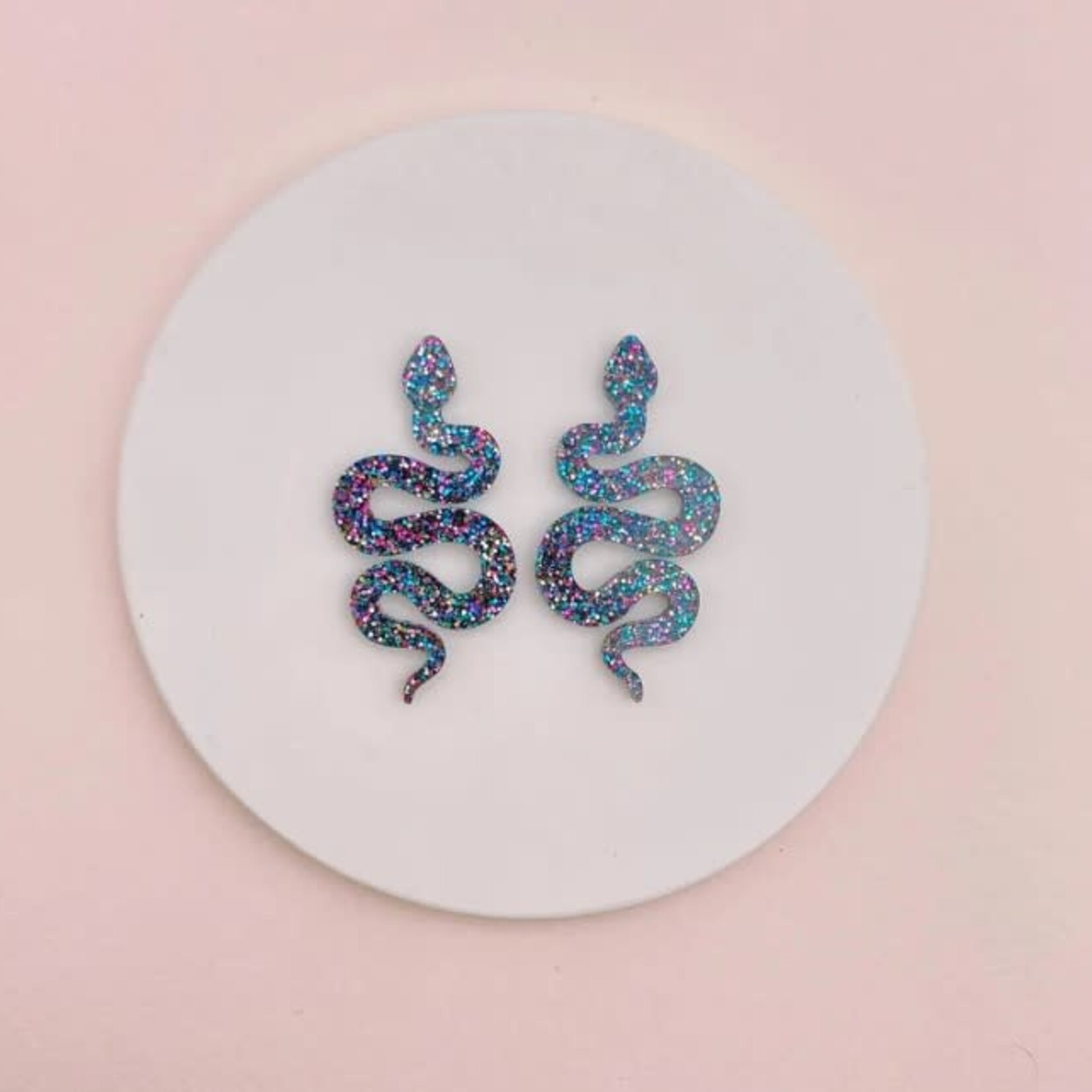 Studio Annette STUDIO ANNETTE - Boucles d'oreilles puces - Snake Multicolore