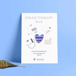 ON THE OTHER FISH OTOF - Pin's color therapy - coeur bleu