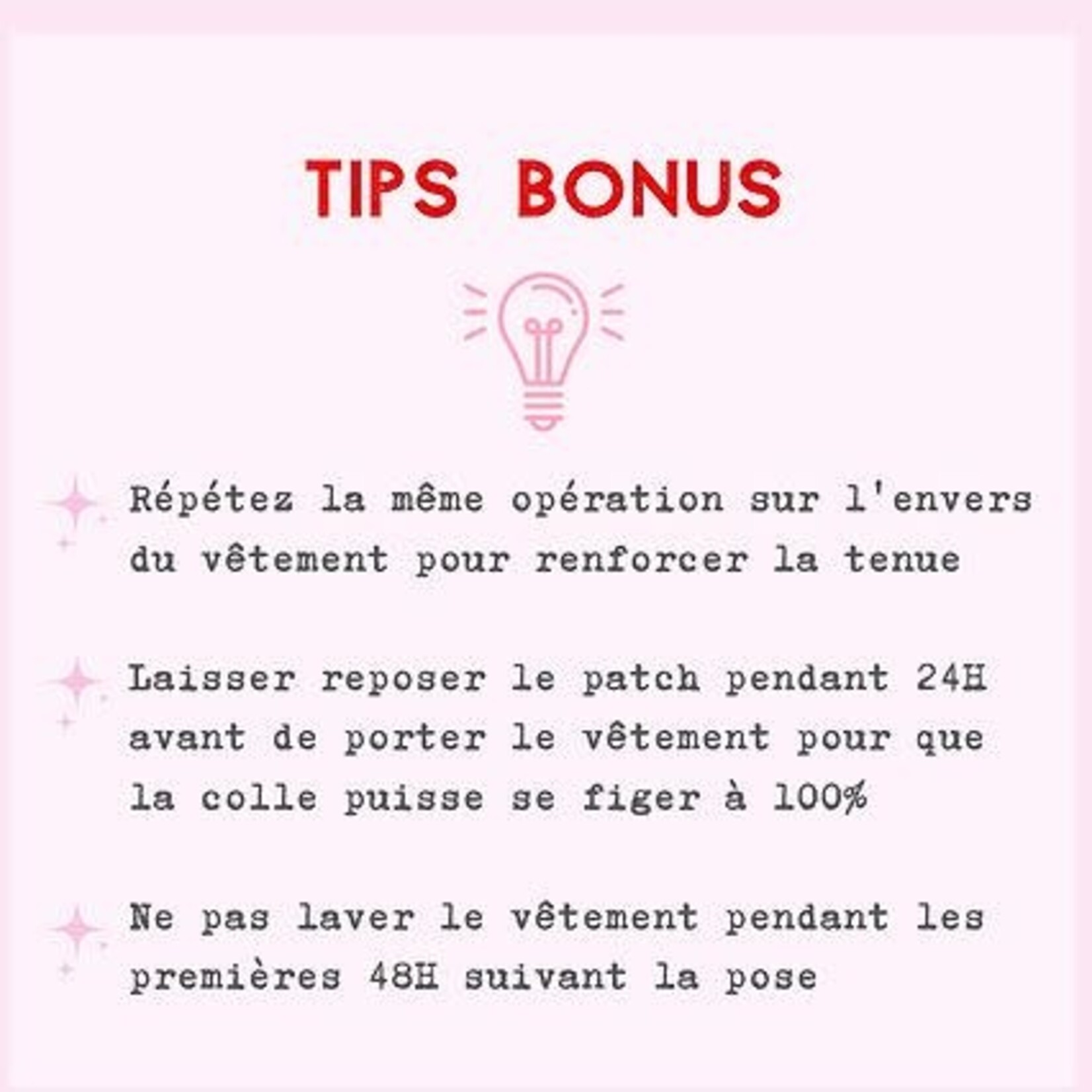 MALICIEUSE Malicieuse - Patch thermocollant Power mama