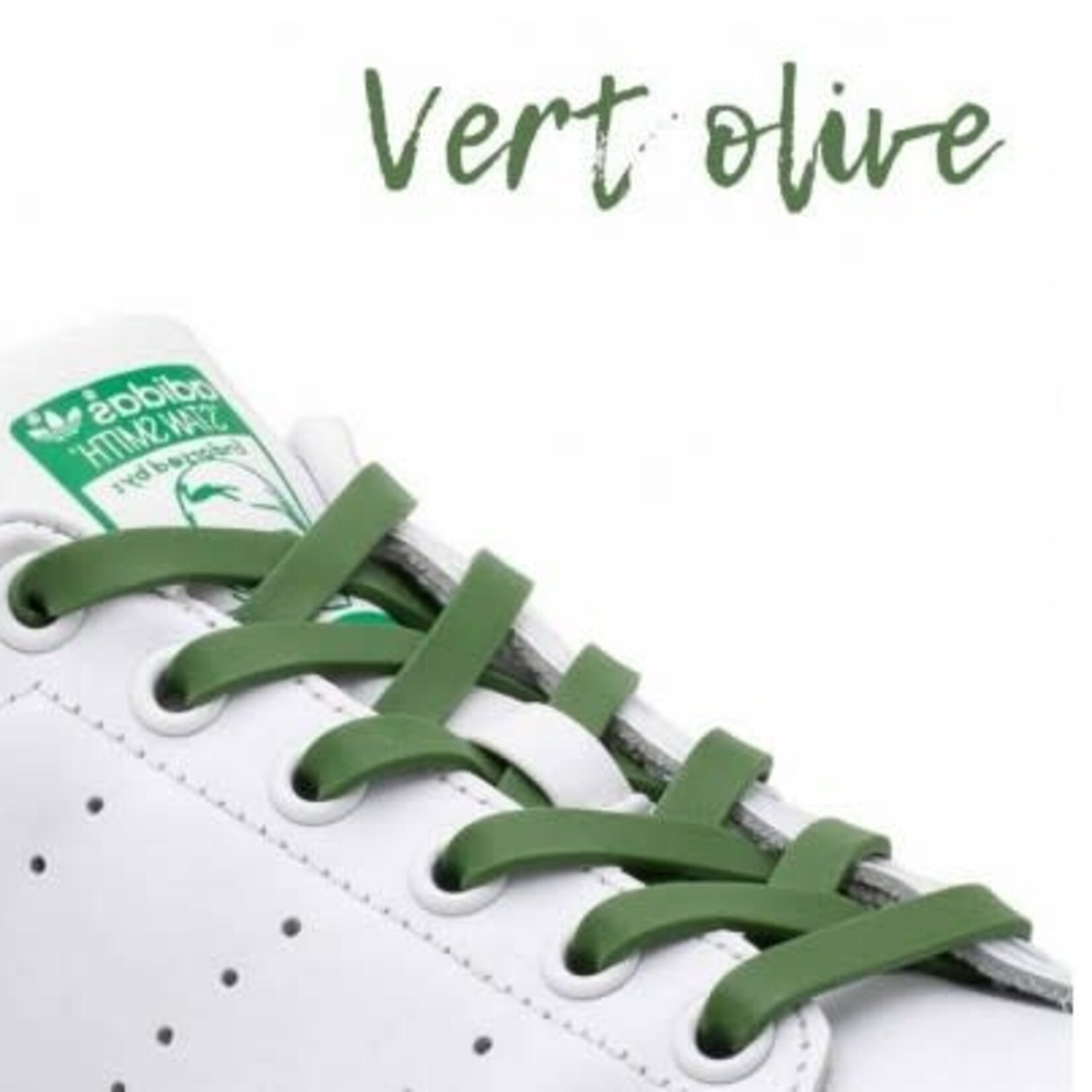 GORILLA - Lacets larges - vert olive