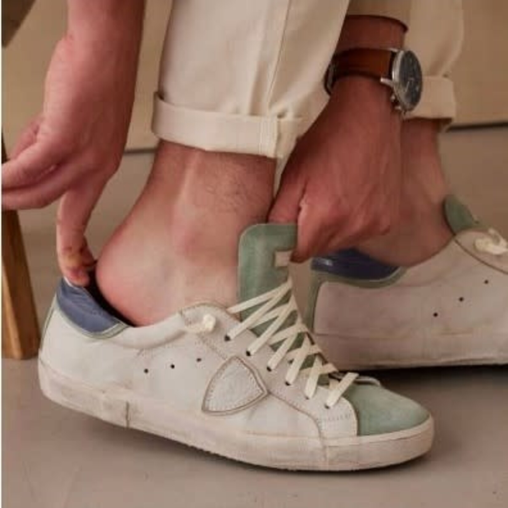 GORILLA - Lacets larges - vert olive