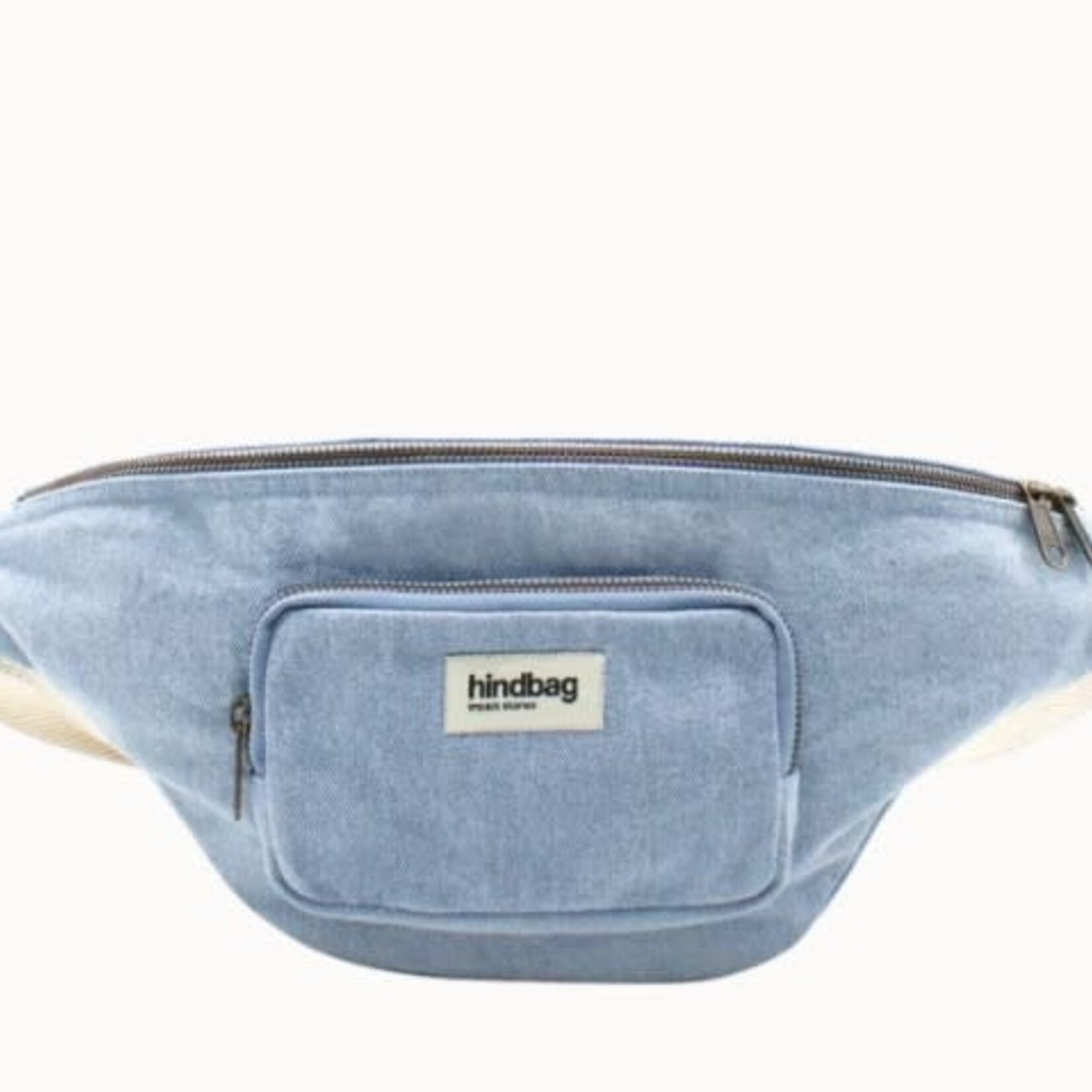 HINDBAG HINDBAG - Sac banane Sofia - Denim bleu