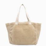 HINDBAG Hindbag - Sac cabas Claude - Teddy beige