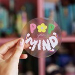 Poulette magique - Suncatcher " POP YOUR MIND"