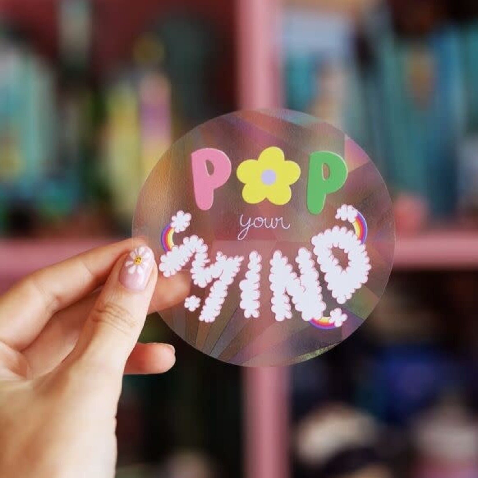 Poulette magique - Suncatcher " POP YOUR MIND"