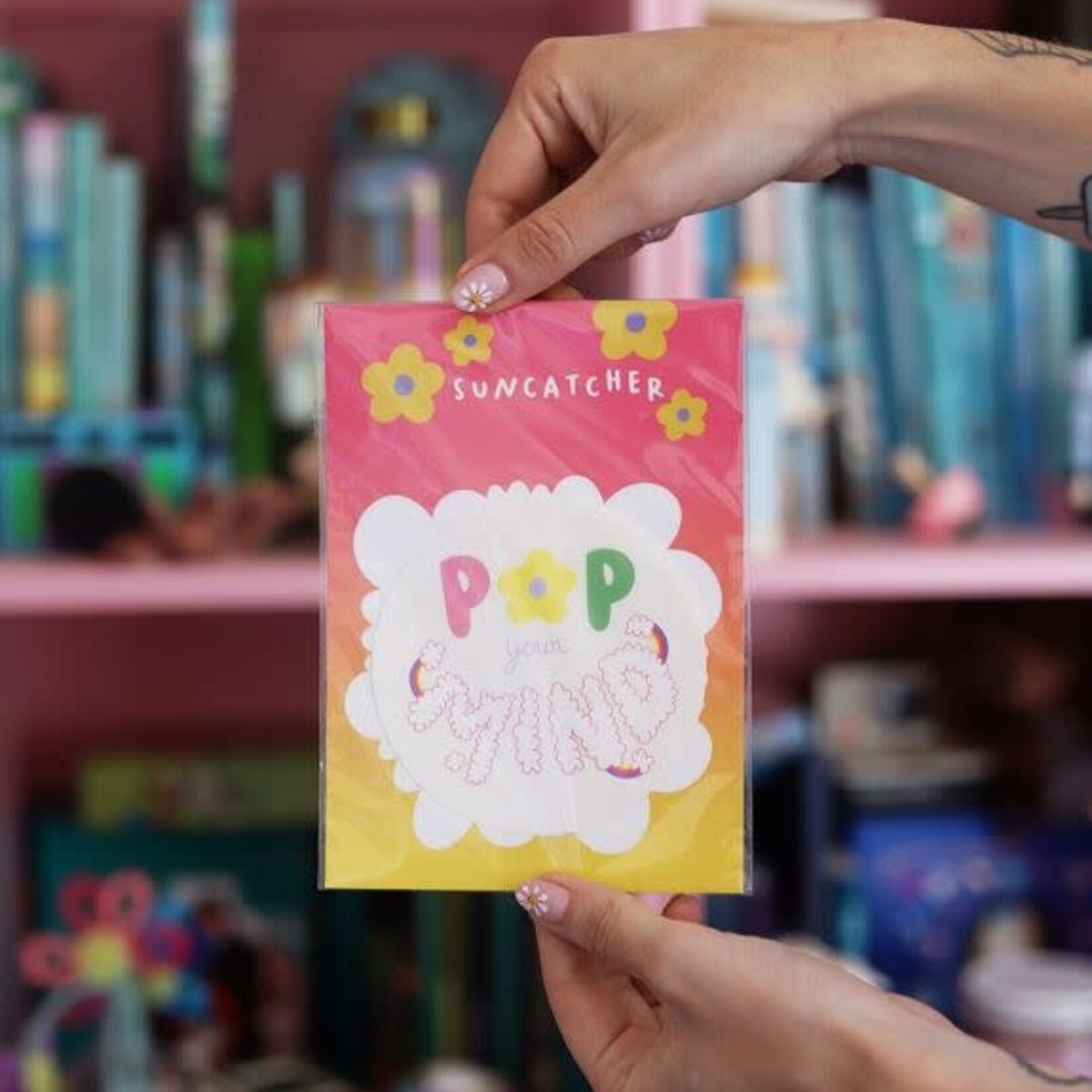 Poulette magique - Suncatcher " POP YOUR MIND"