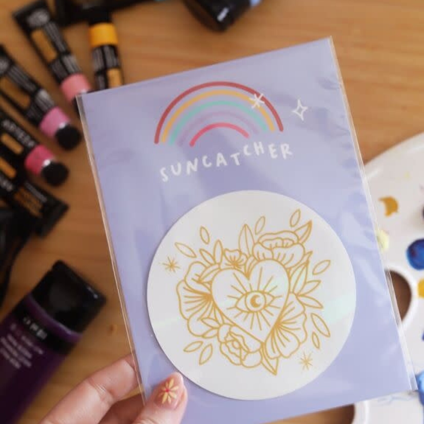 Poulette magique - Suncatcher ex-voto