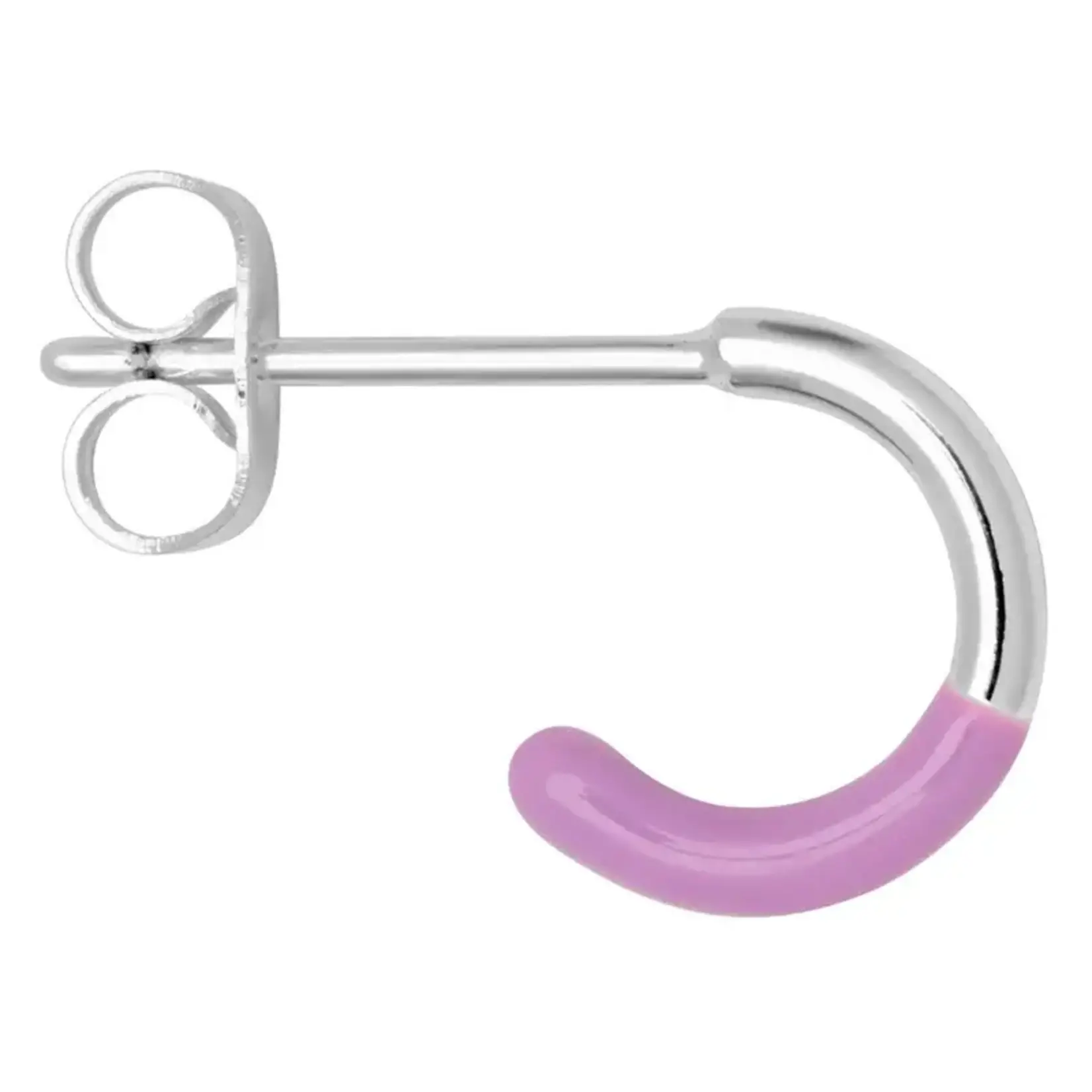 Lulu Copenhagen Lulu copenhagen - Color Hoop half dip Silver