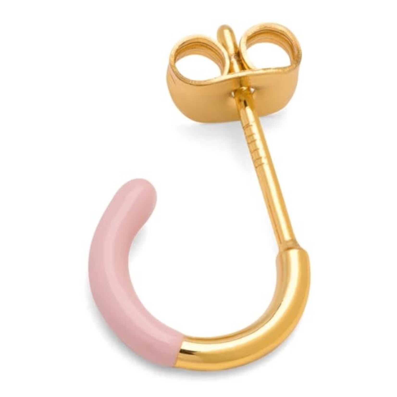Lulu Copenhagen Lulu copenhagen - Color Hoop half dip Gold