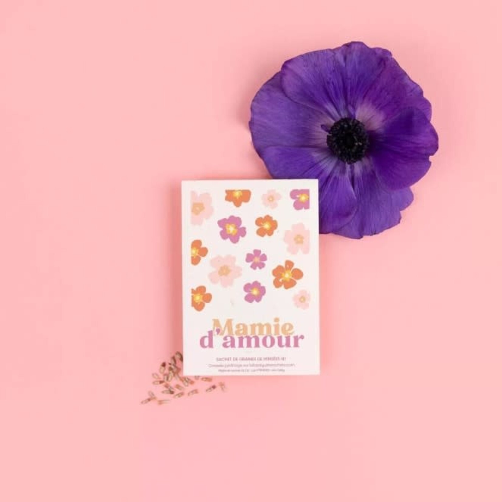 LA FABRIQUE A SACHET - Mamie d'amour - Sachet de graines de Pensées