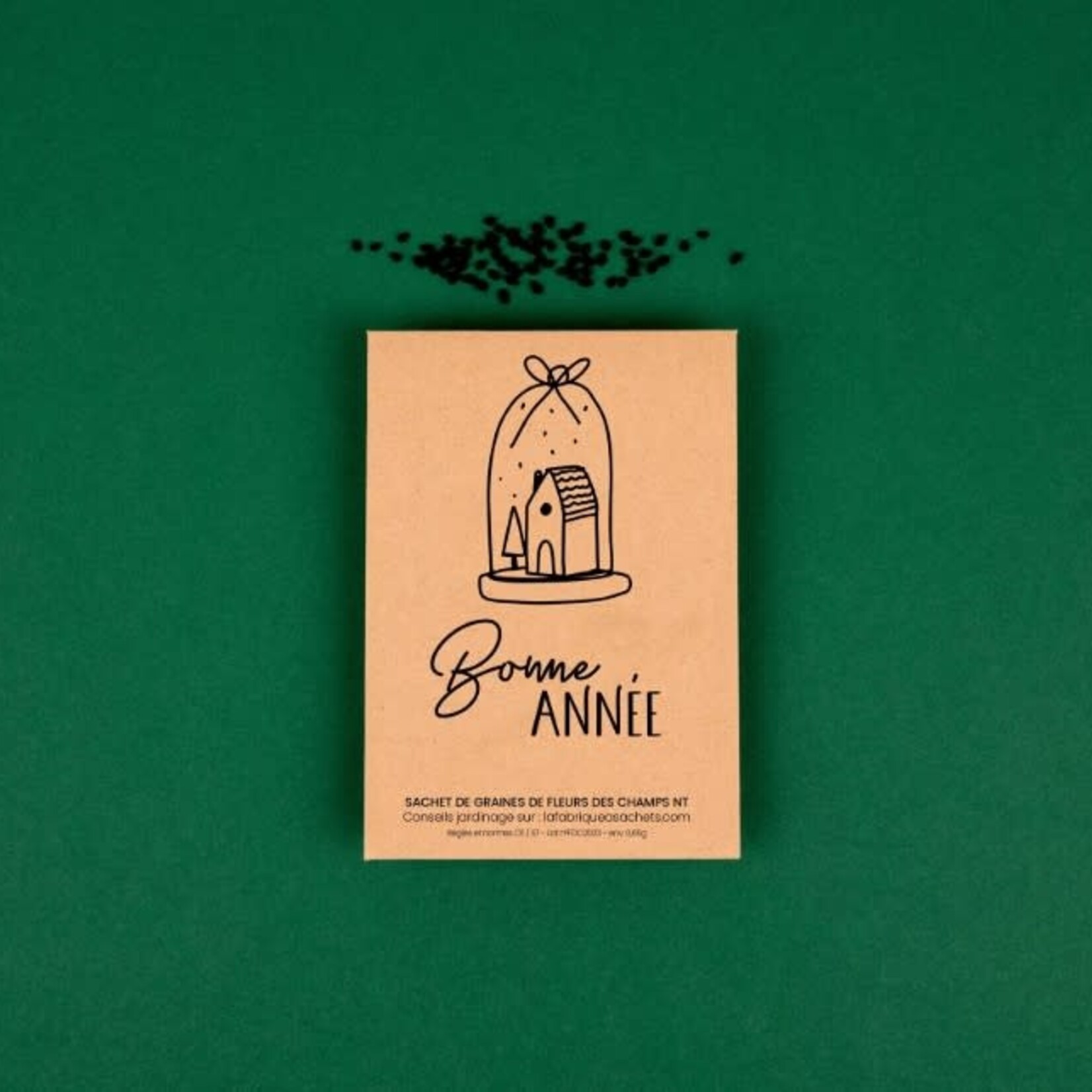 LA FABRIQUE A SACHET - Bonne Année - Sachet de graines Fleurs des Champs