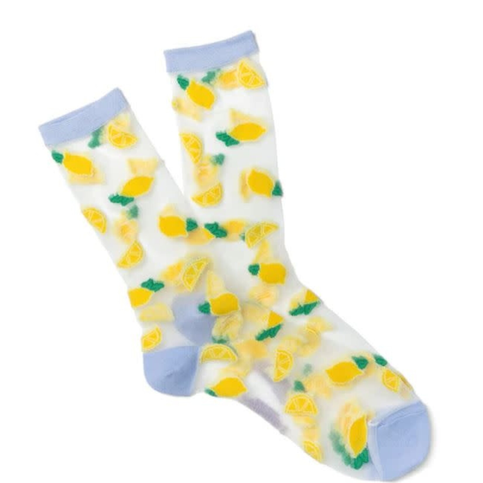 coucou suzette Coucou Suzette - Chaussettes transparentes Citron  - 36/40