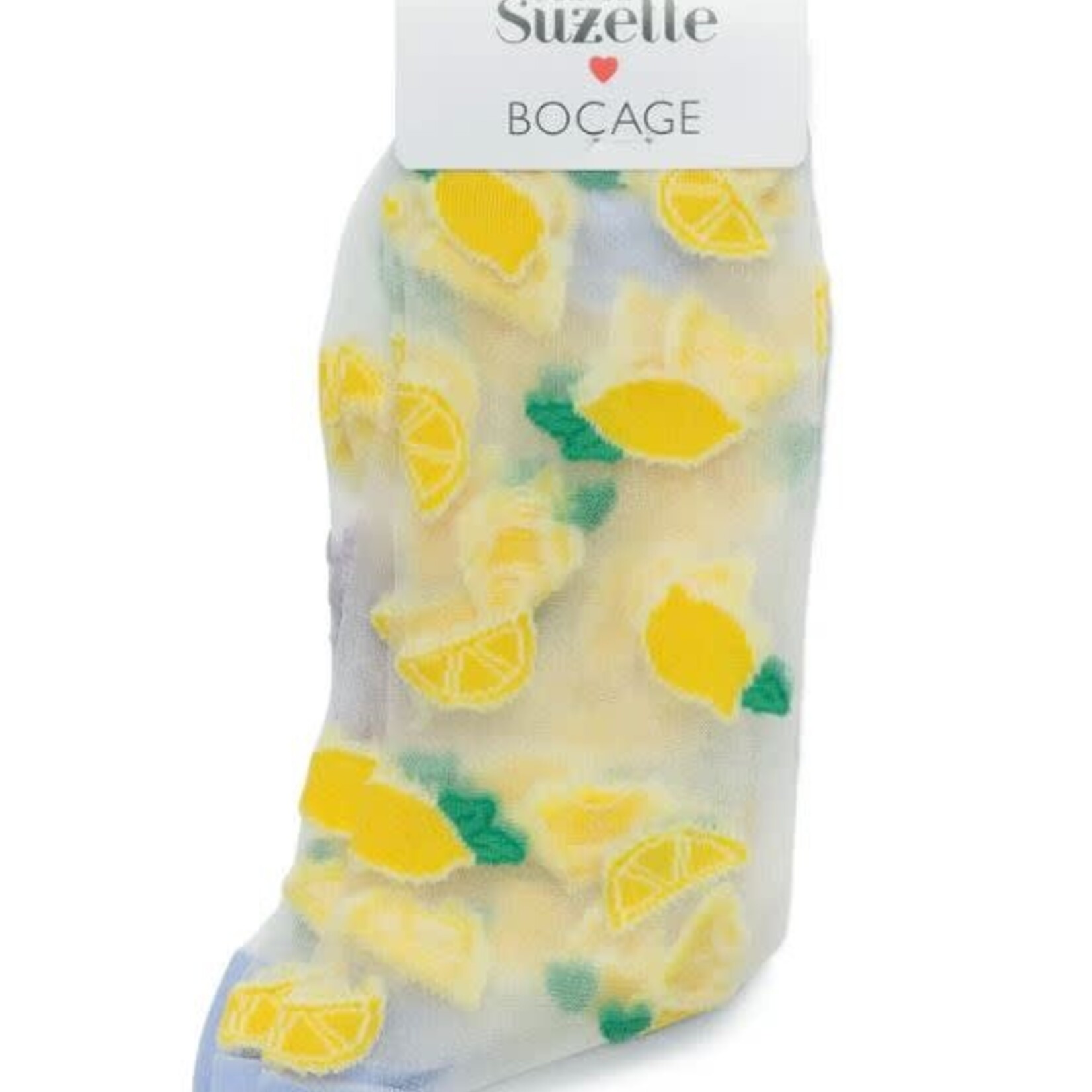 coucou suzette Coucou Suzette - Chaussettes transparentes Citron  - 36/40