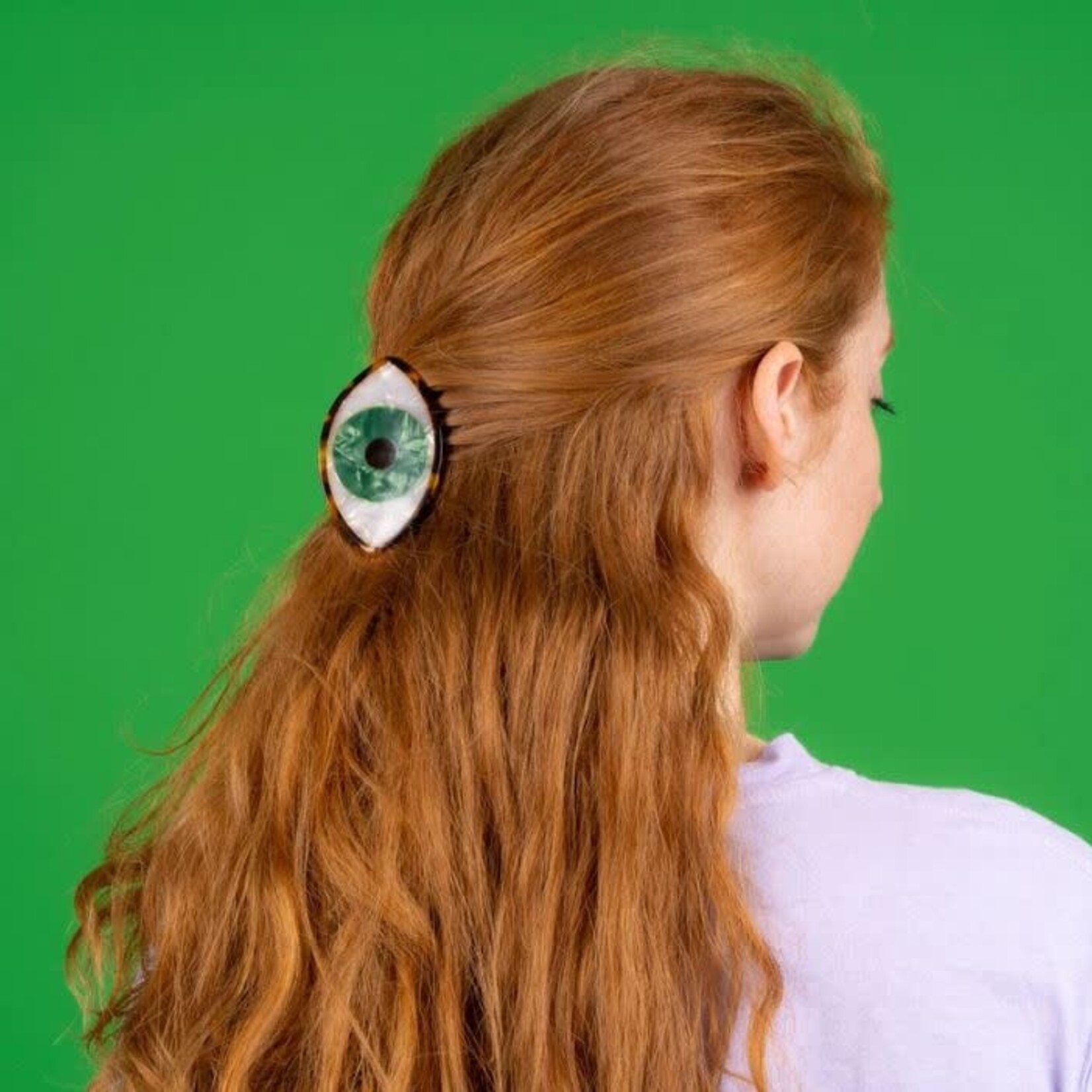 coucou suzette Coucou Suzette - Pince à cheveux Oeil - Vert