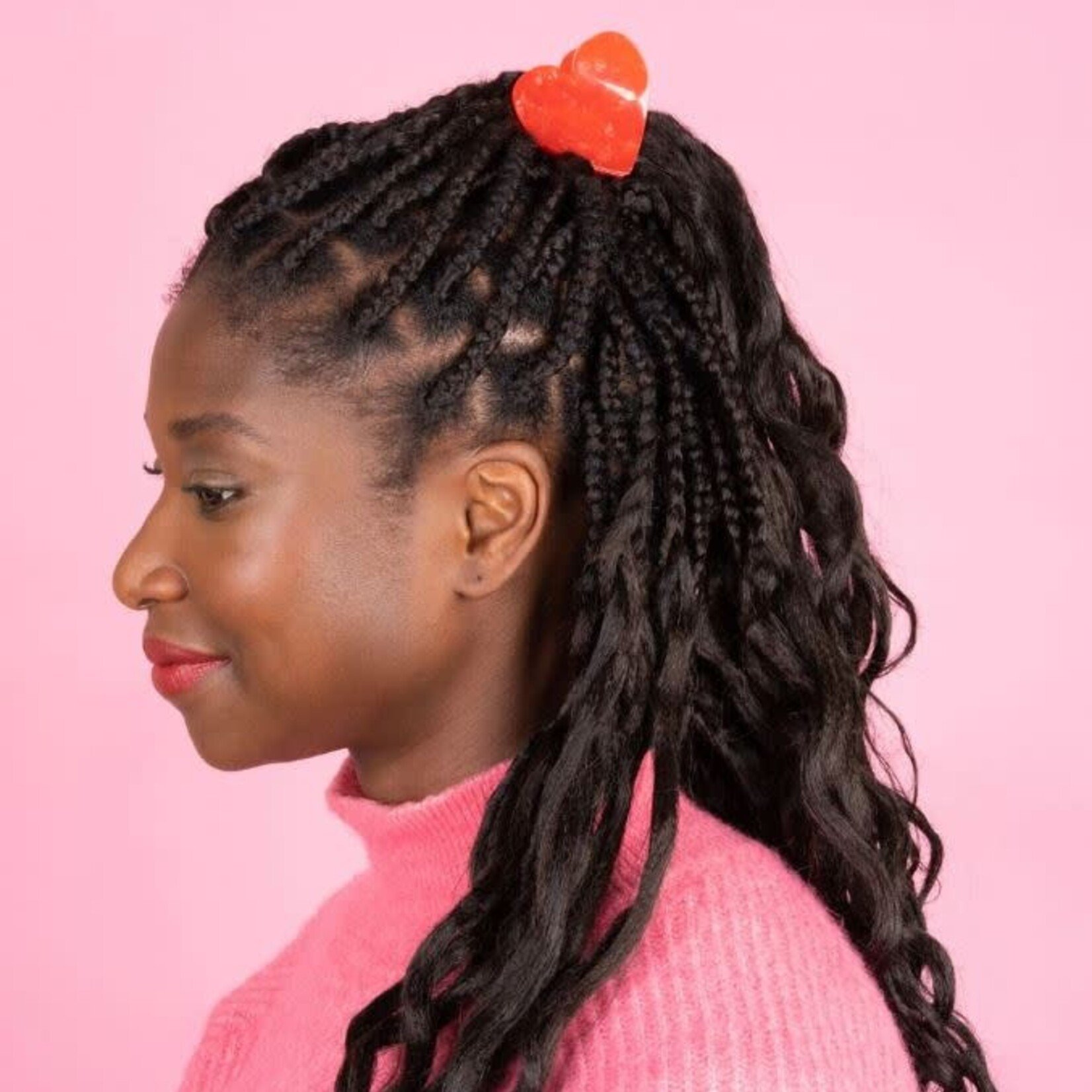 coucou suzette Coucou Suzette - Pince à cheveux coeur rouge