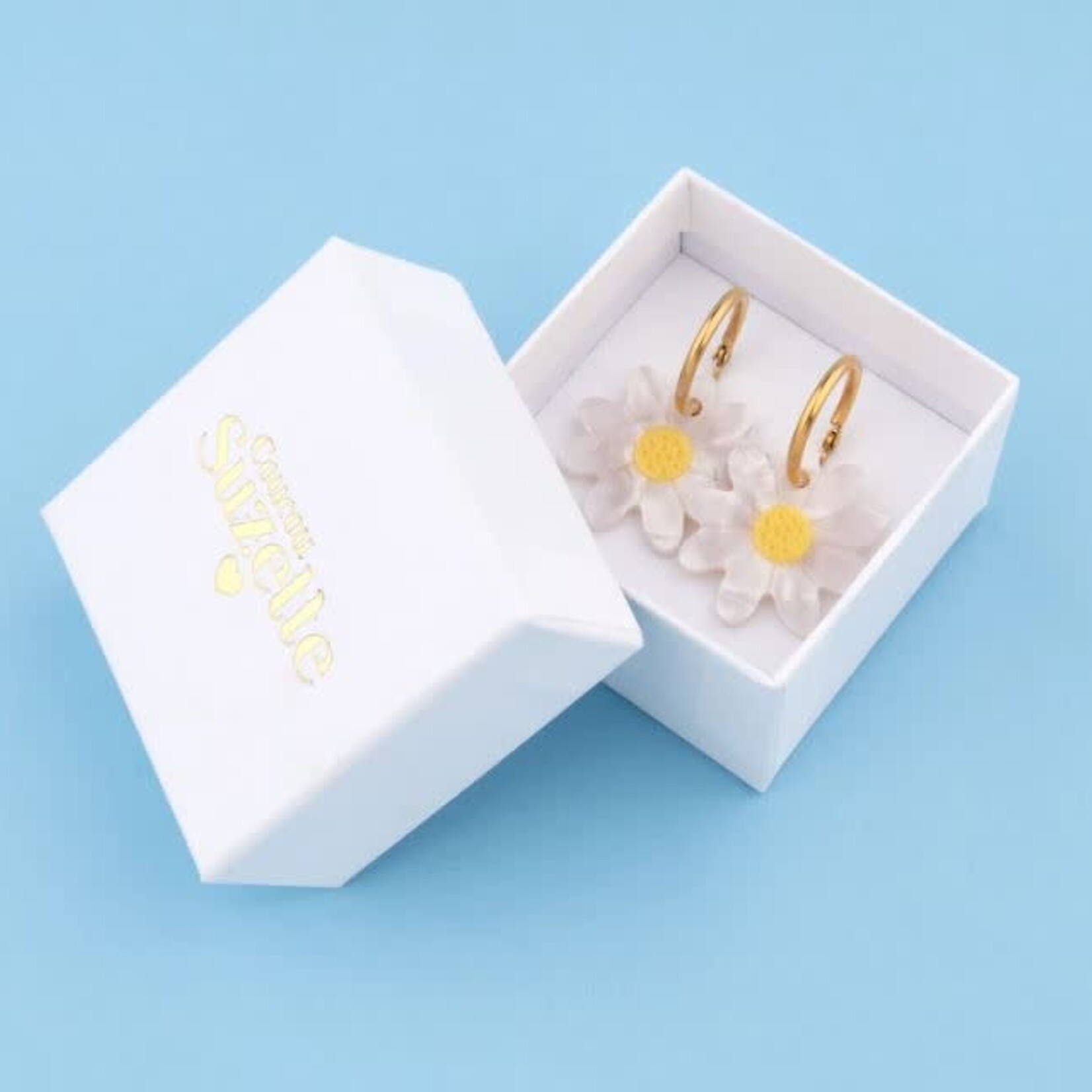 coucou suzette Coucou Suzette - Boucles d'oreilles Pâquerette