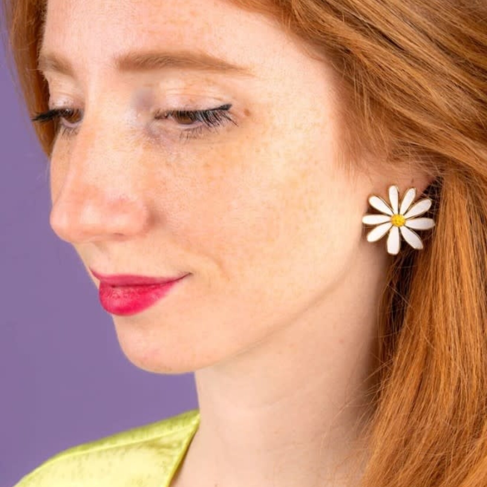 coucou suzette Coucou Suzette - Boucles d'oreilles Marguerite