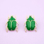 coucou suzette Coucou Suzette - Boucles d'oreilles scarabee