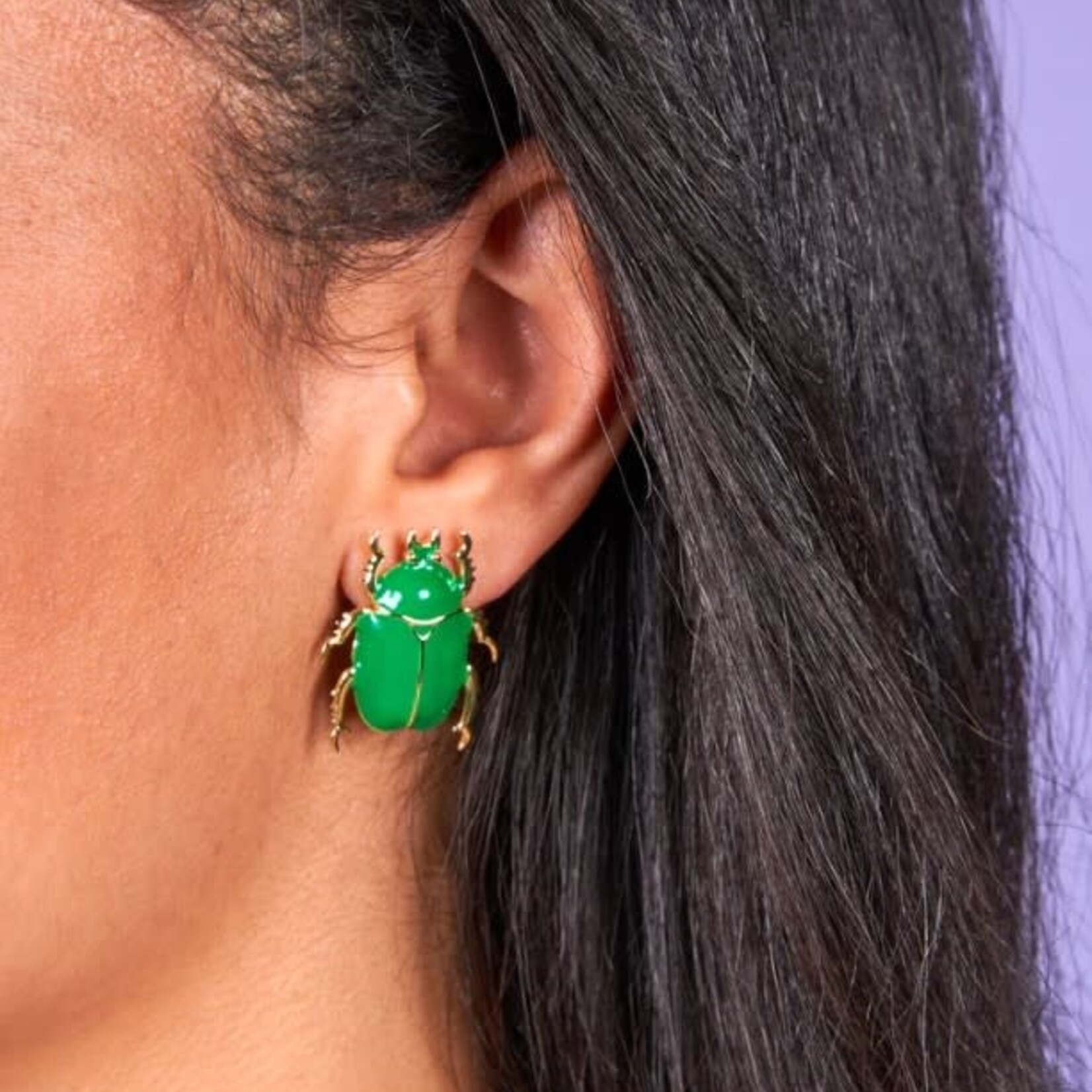 coucou suzette Coucou Suzette - Boucles d'oreilles scarabee