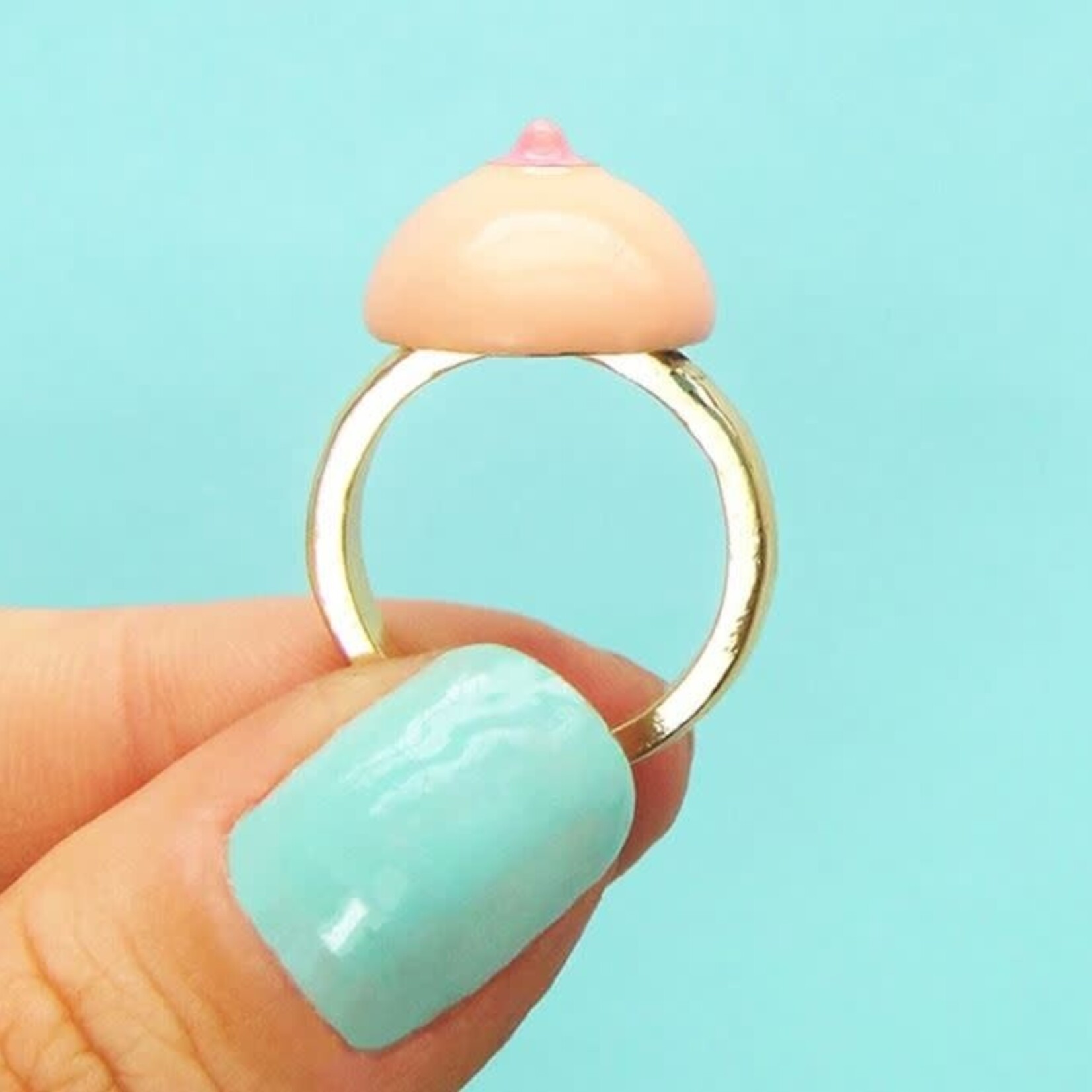 Coucou Suzette - Bague sein blanc