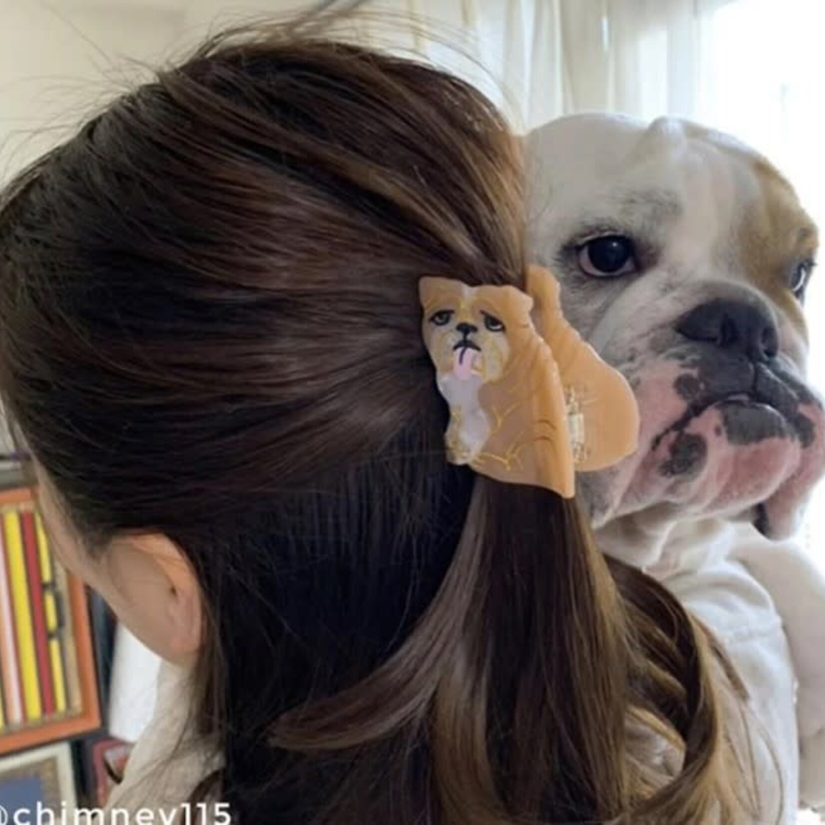 coucou suzette Coucou Suzette - Pince à cheveux Bouledogue anglais