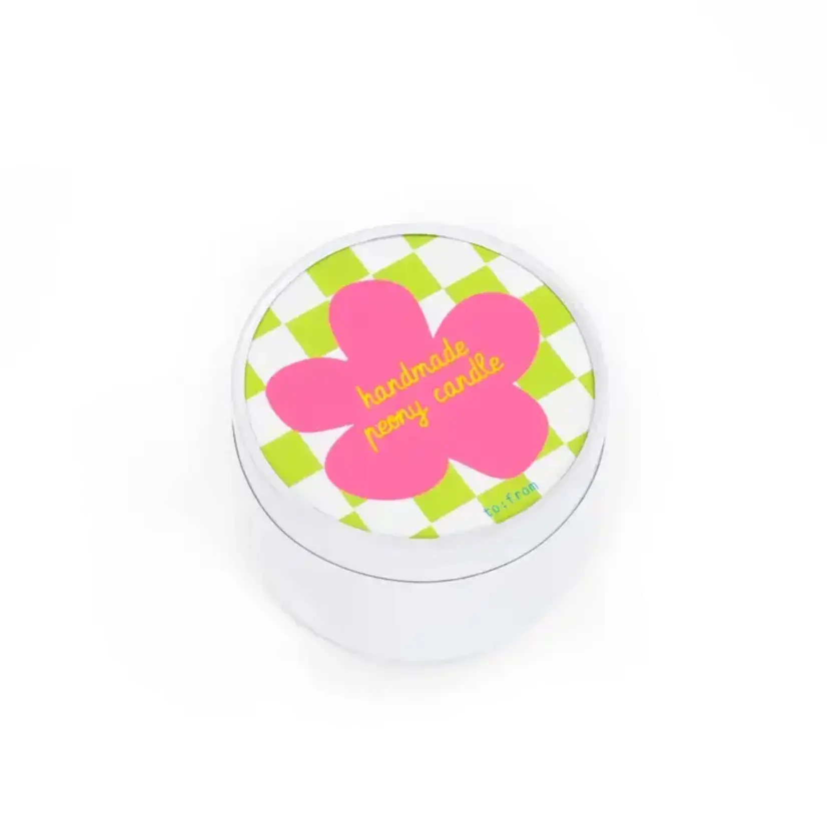 to : From - Bougie pivoine