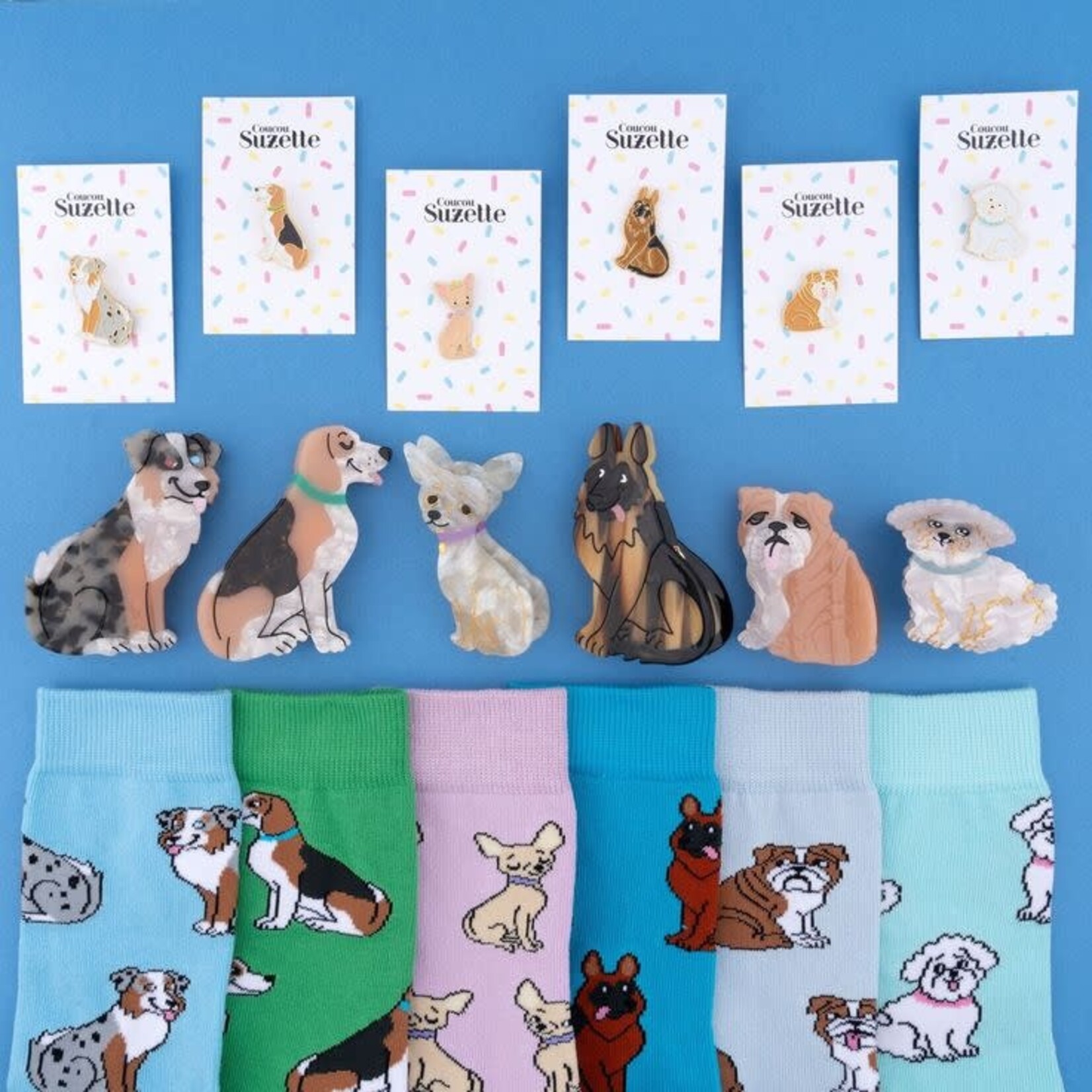 coucou suzette Coucou Suzette - Pince à cheveux Bichon